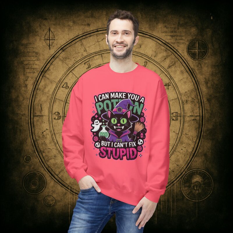 Can’t Fix Stupid Unisex Sweatshirt - Image 42