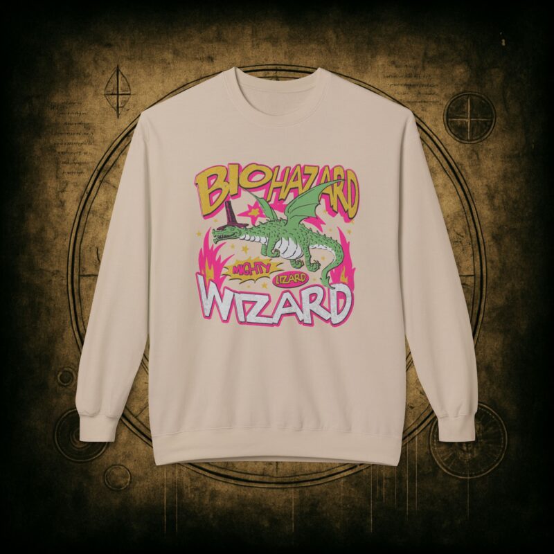 Biohazard Wizard Unisex Sweatshirt - Image 13