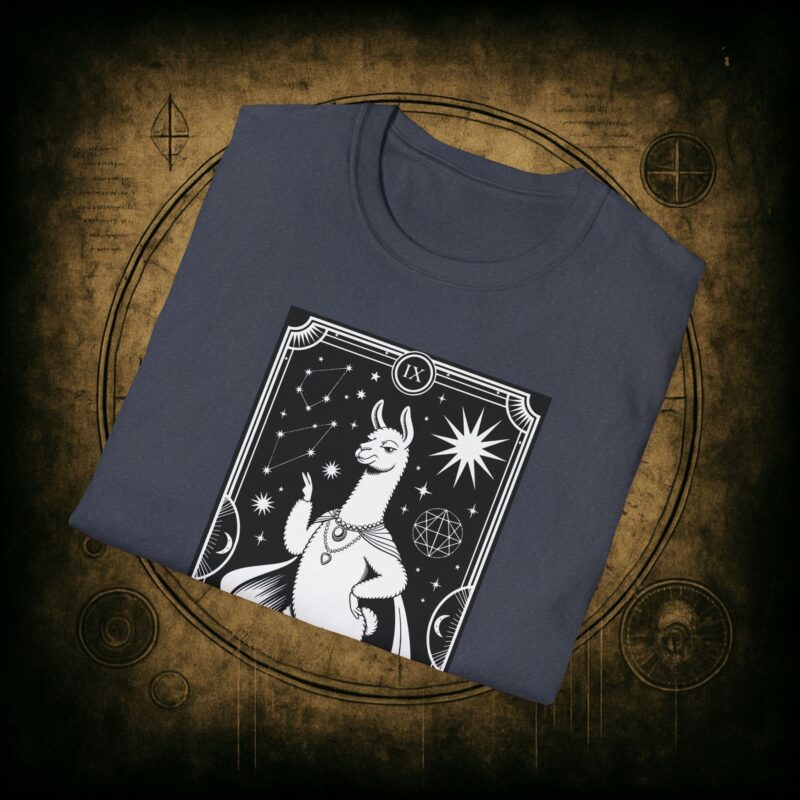 The Drama Llama Tarot Unisex T-Shirt - Image 54