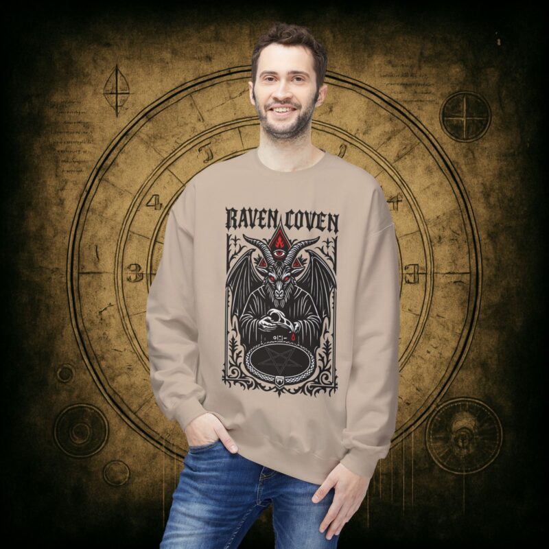 Raven Coven Initiation Unisex Sweatshirt - Image 15