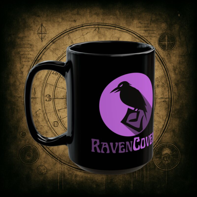 Raven Coven Logo Ceramic Mug - Image 8