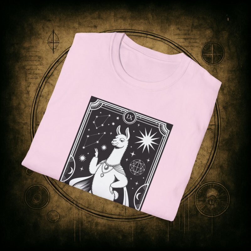 The Drama Llama Tarot Unisex T-Shirt - Image 64