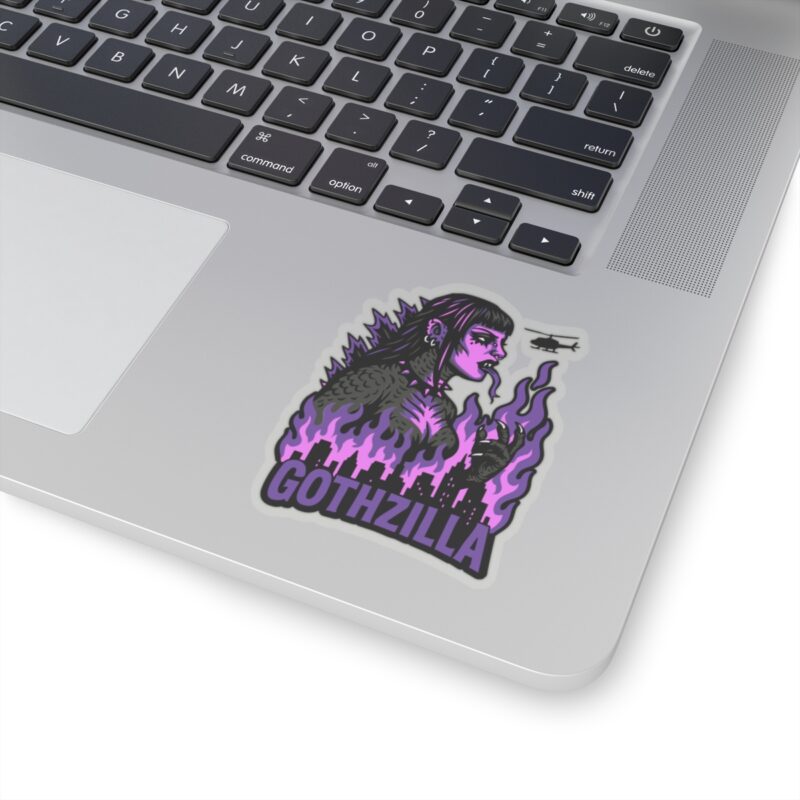 Gothzilla (Purple) Kiss-Cut Sticker - Image 11