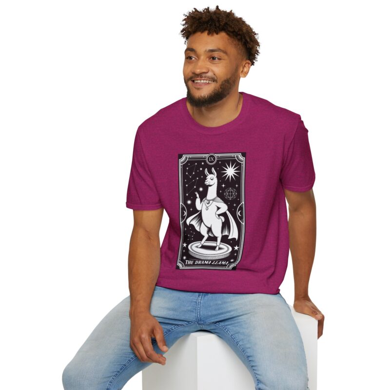 The Drama Llama Tarot Unisex T-Shirt - Image 42