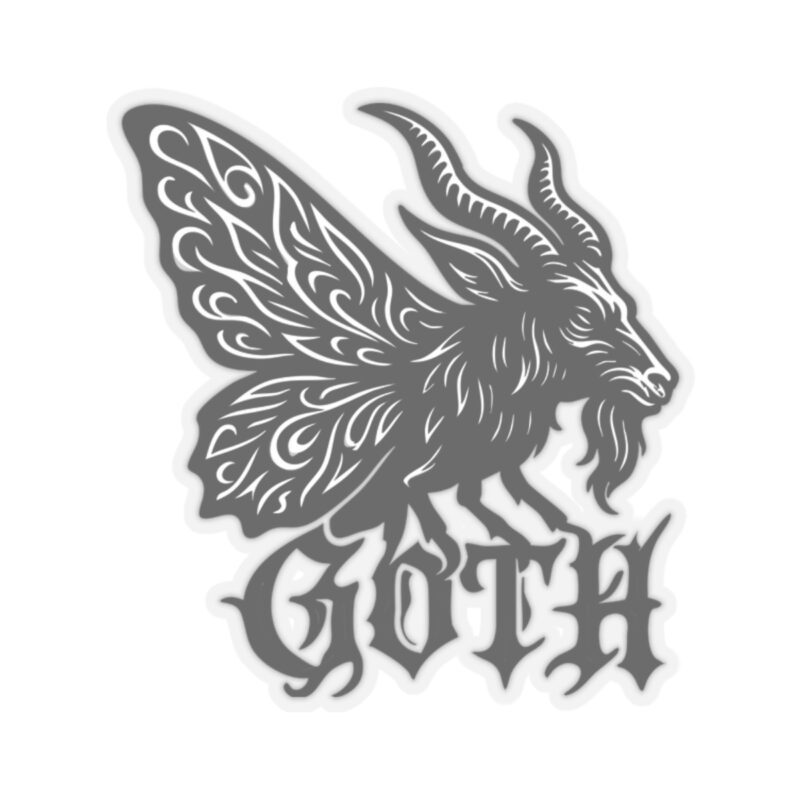Goth Side Kiss-Cut Sticker - Image 4