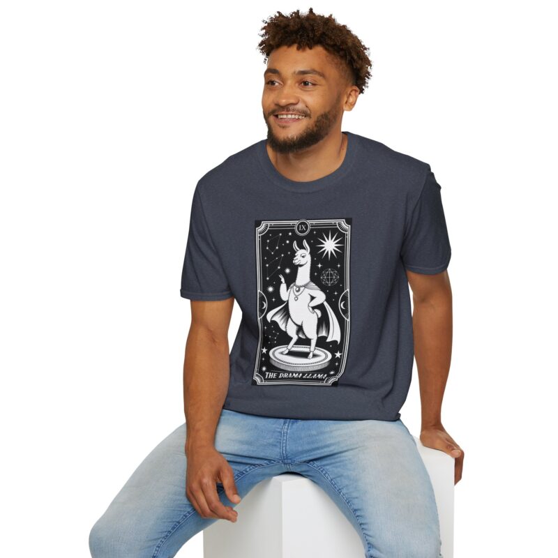 The Drama Llama Tarot Unisex T-Shirt - Image 57