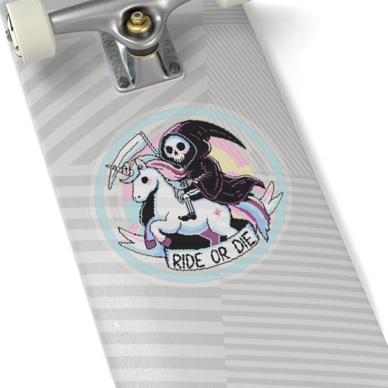 Ride or Die Kiss-Cut Sticker - Image 20