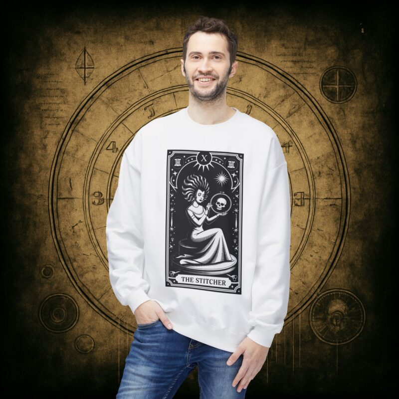The Stitcher Tarot Unisex Sweatshirt - Image 9