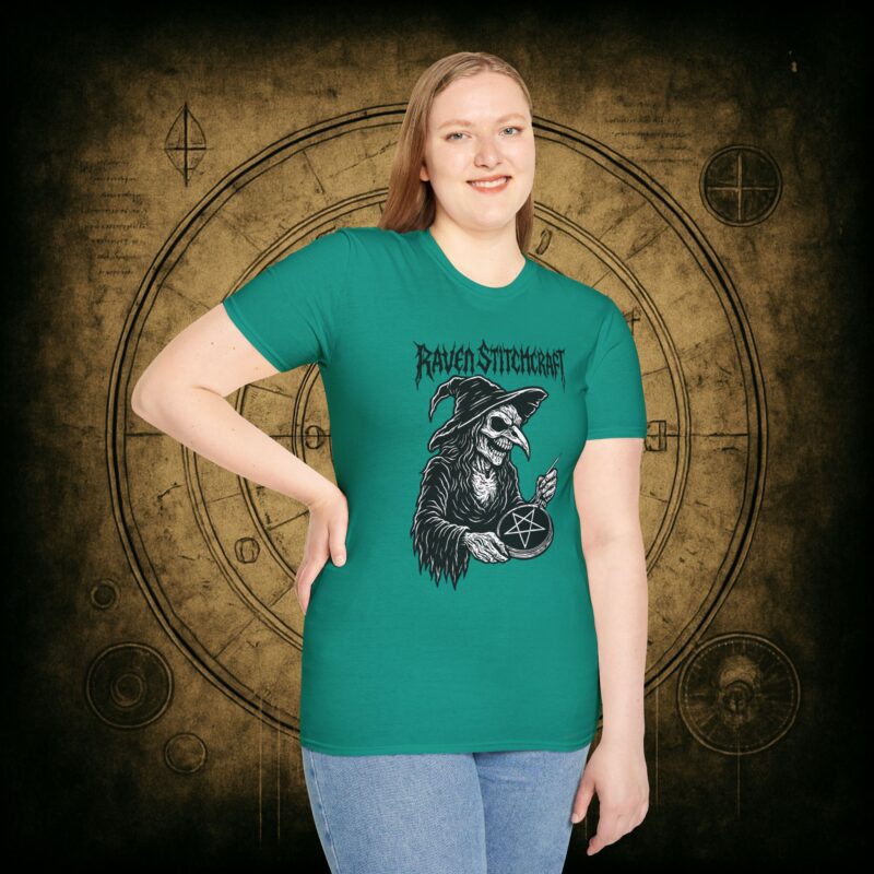 Raven Stitcher Unisex T-Shirt - Image 45