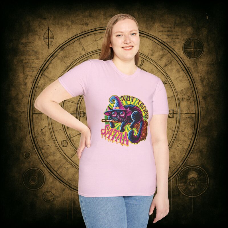 Not Today Satan Cat Unisex T-Shirt - Image 65
