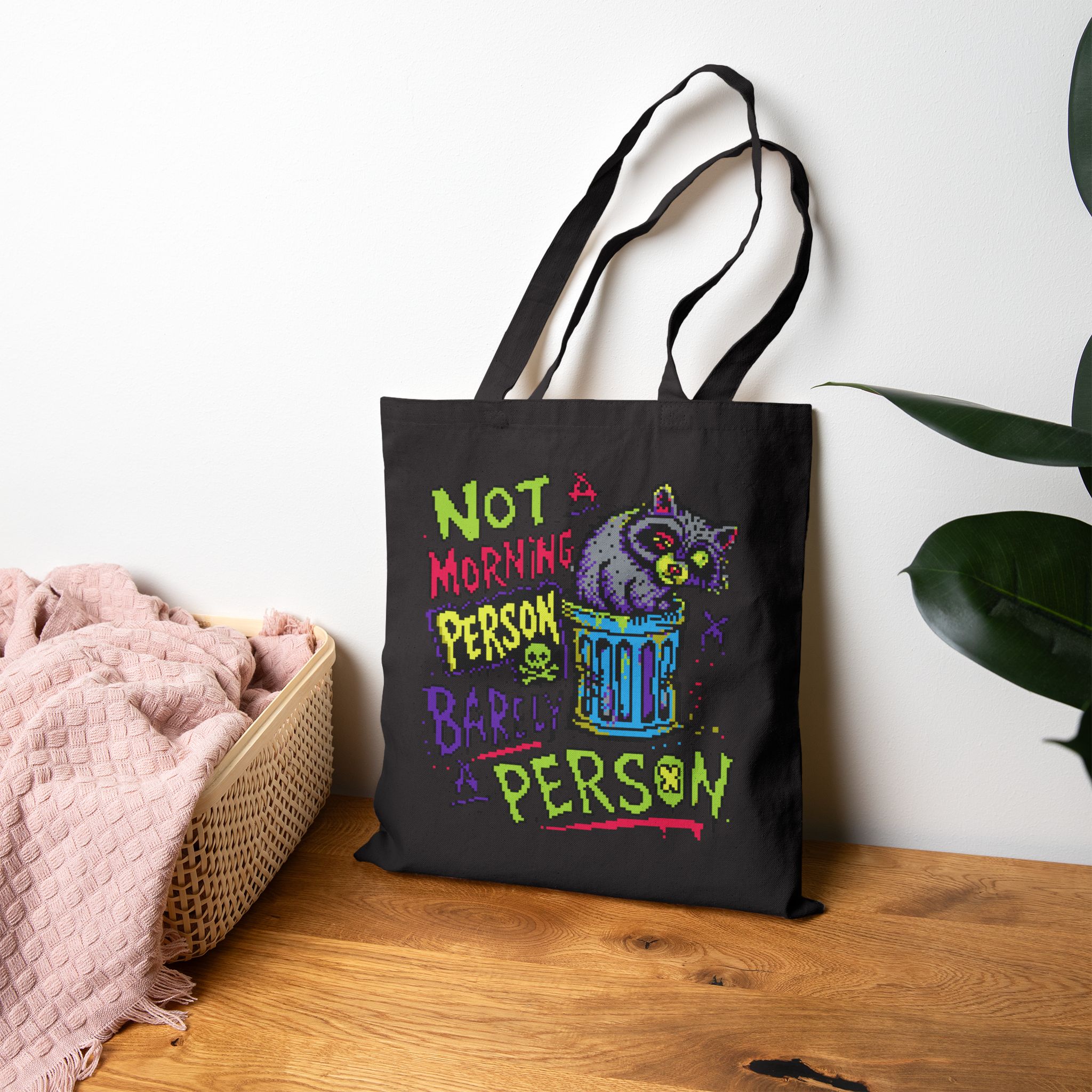 Not A Morning Person Tote Bag - Image 6