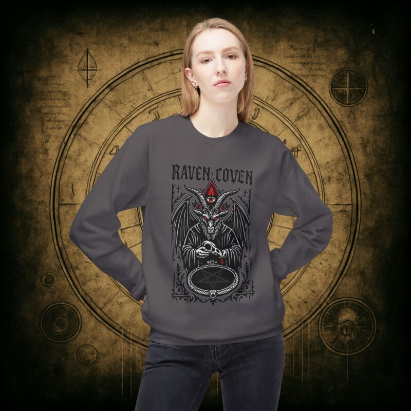 Raven Coven Initiation Unisex Sweatshirt - Image 29