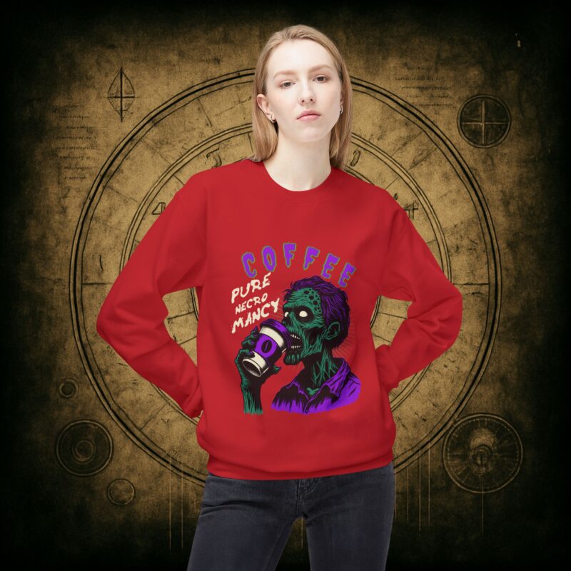 Zombie Coffee Necromancy Sweatshirt - Image 5