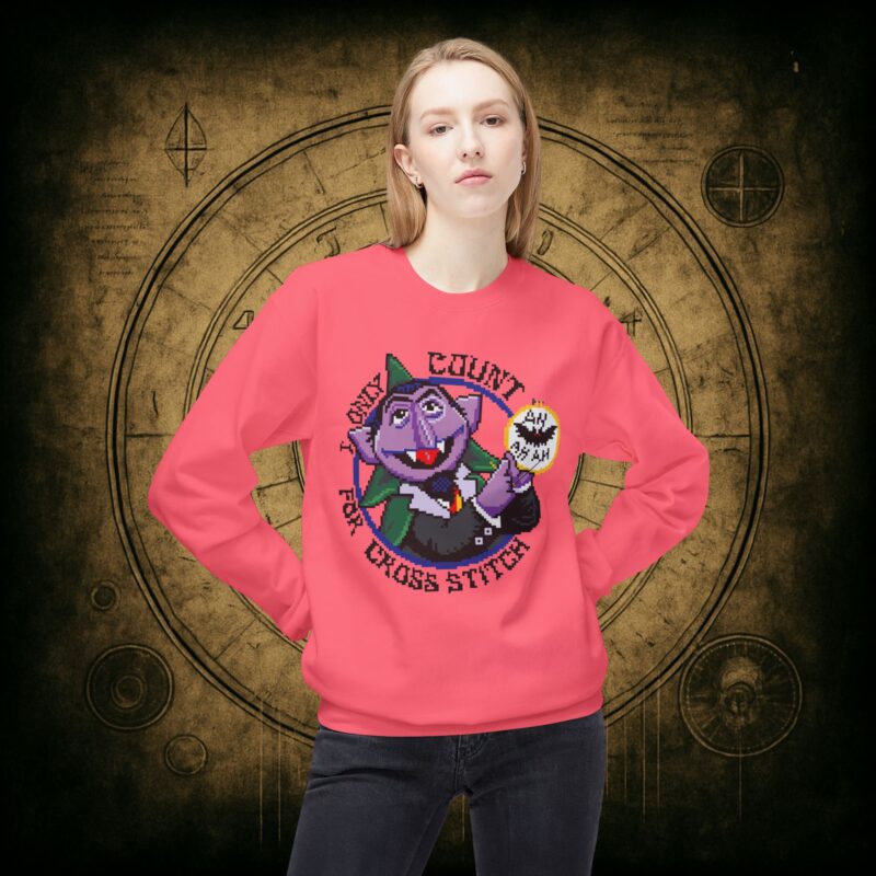 Count for Cross Stitch Unisex Sweatshirt - Image 41