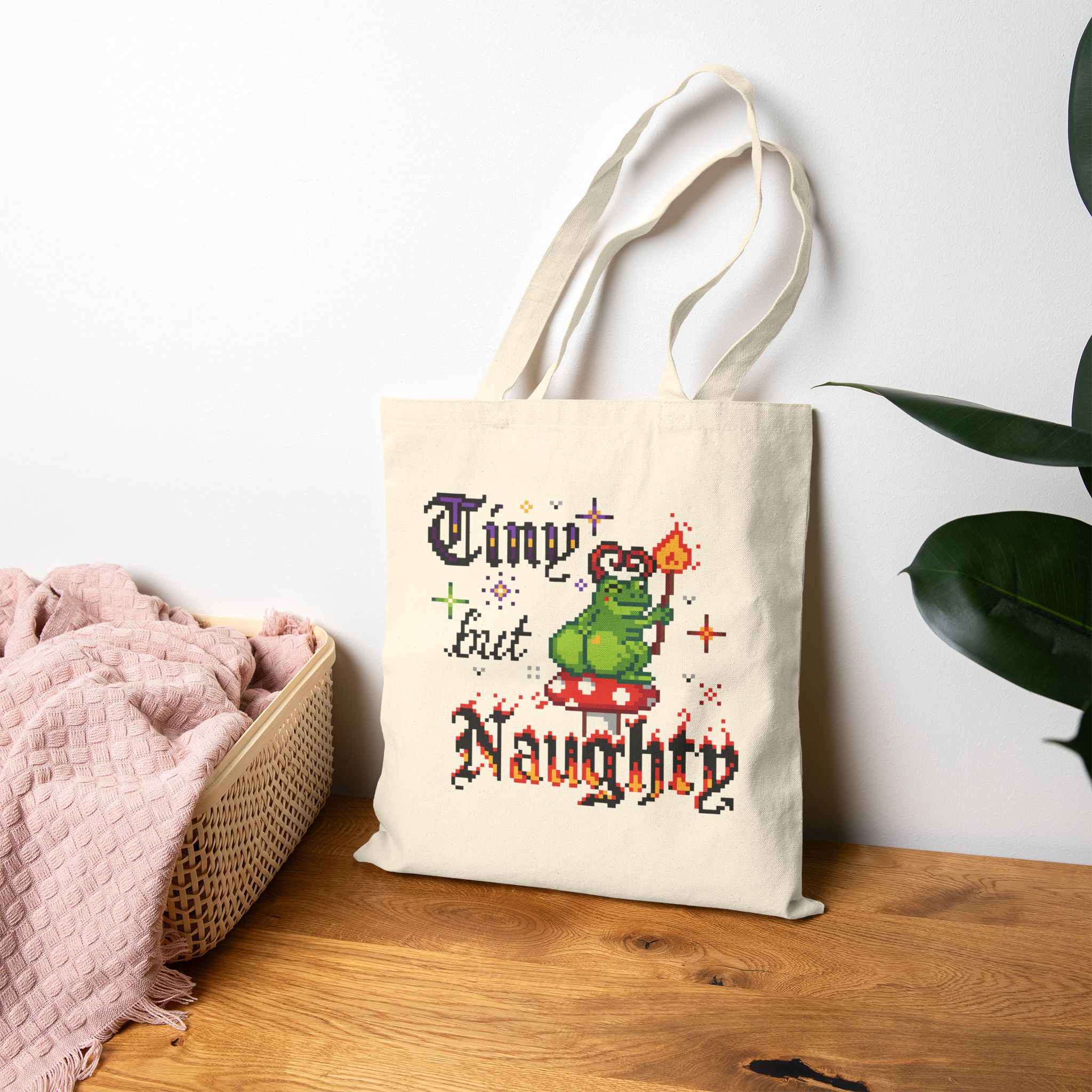 Tiny But Naughty Tote Bag - Image 6