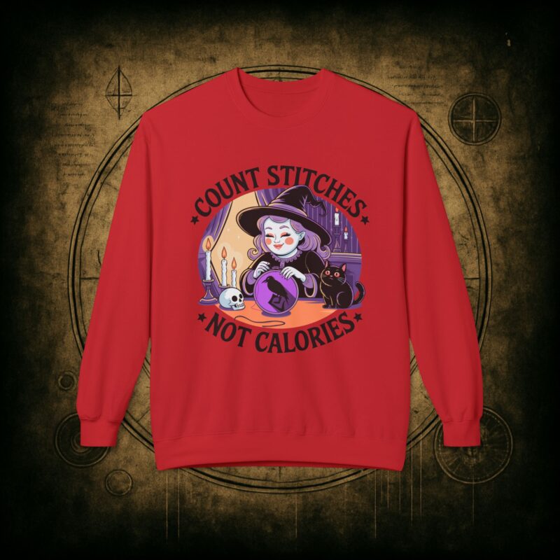 Count Stitches Unisex Sweatshirt - Image 4