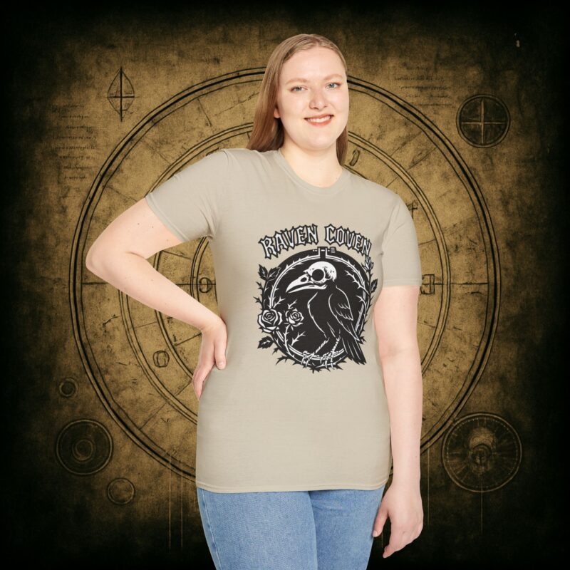 Raven of the Coven Raven Unisex T-Shirt - Image 25