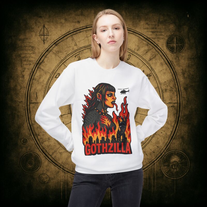Gothzilla Unisex Sweatshirt - Image 8