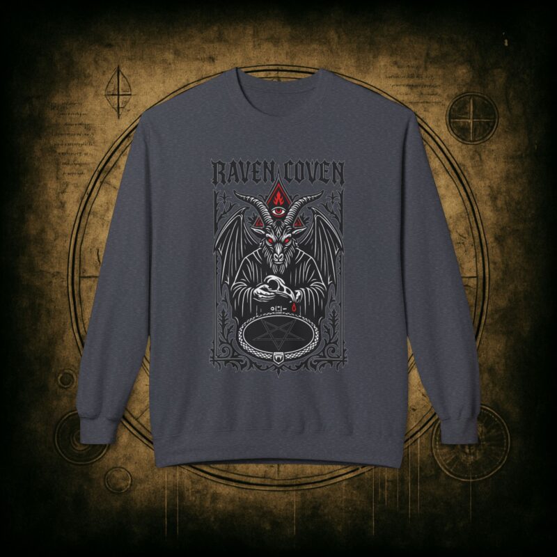 Raven Coven Initiation Unisex Sweatshirt - Image 19
