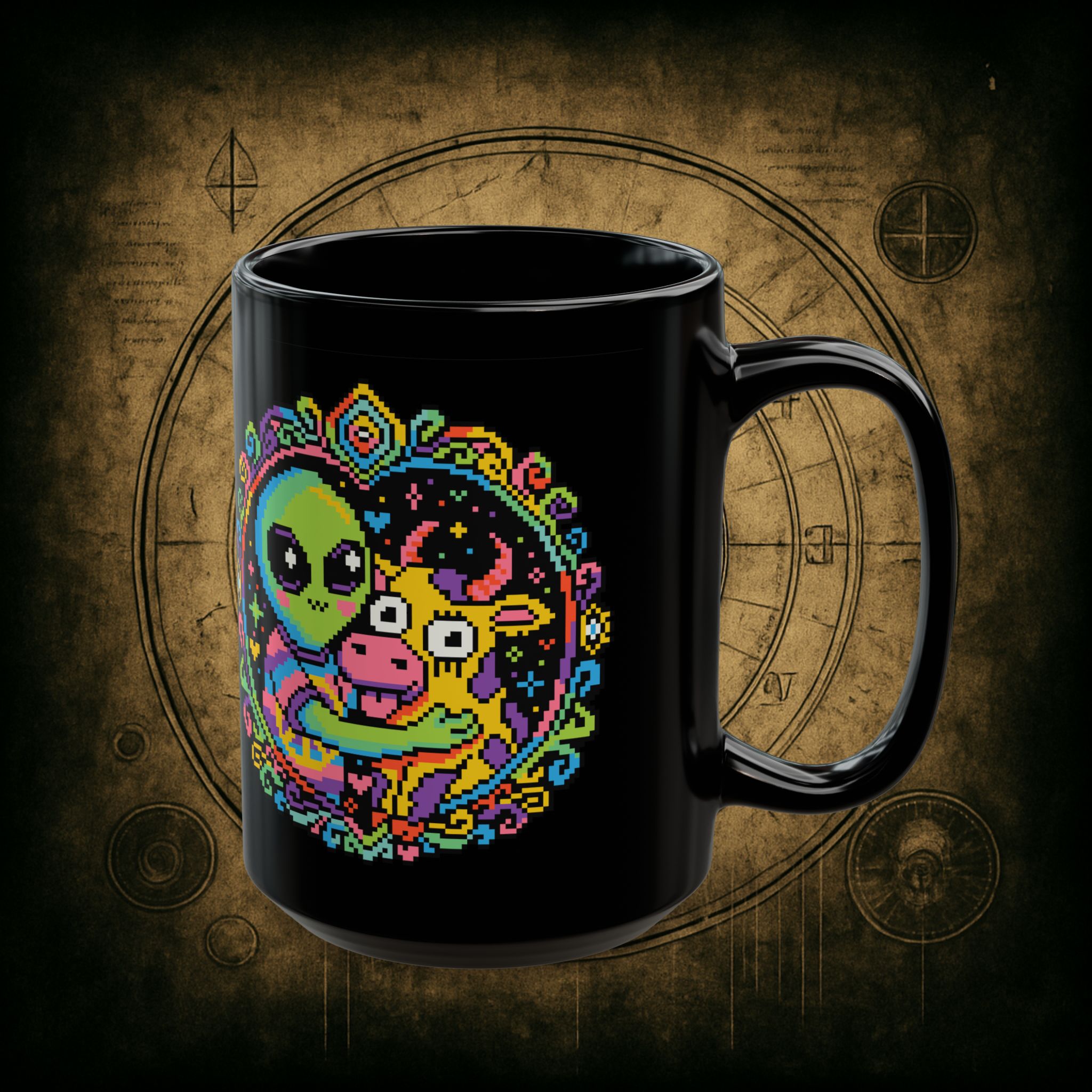 Space Cow Ceramic Mug - Image 7