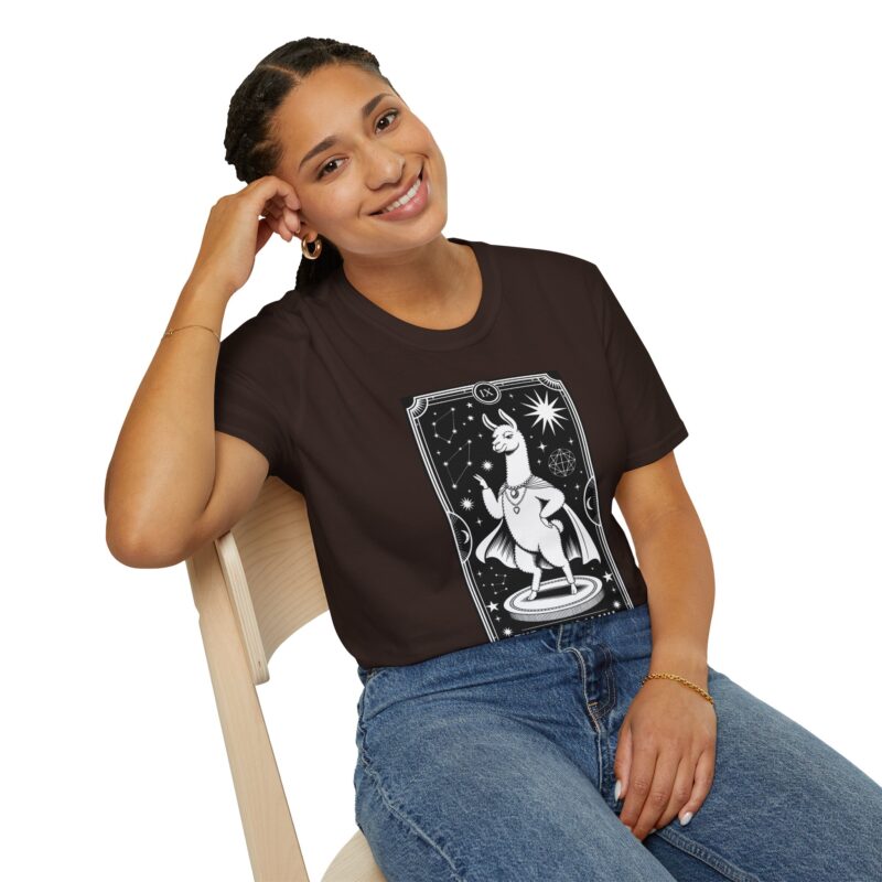 The Drama Llama Tarot Unisex T-Shirt - Image 36