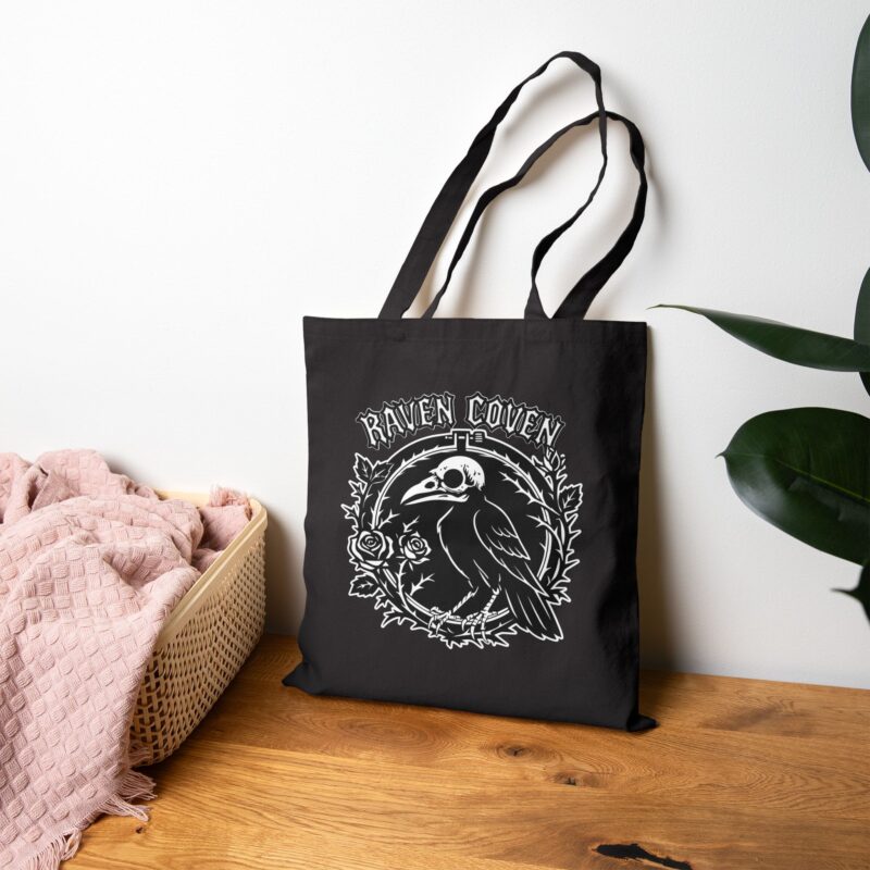 Raven of the Coven Tote Bag - Image 6