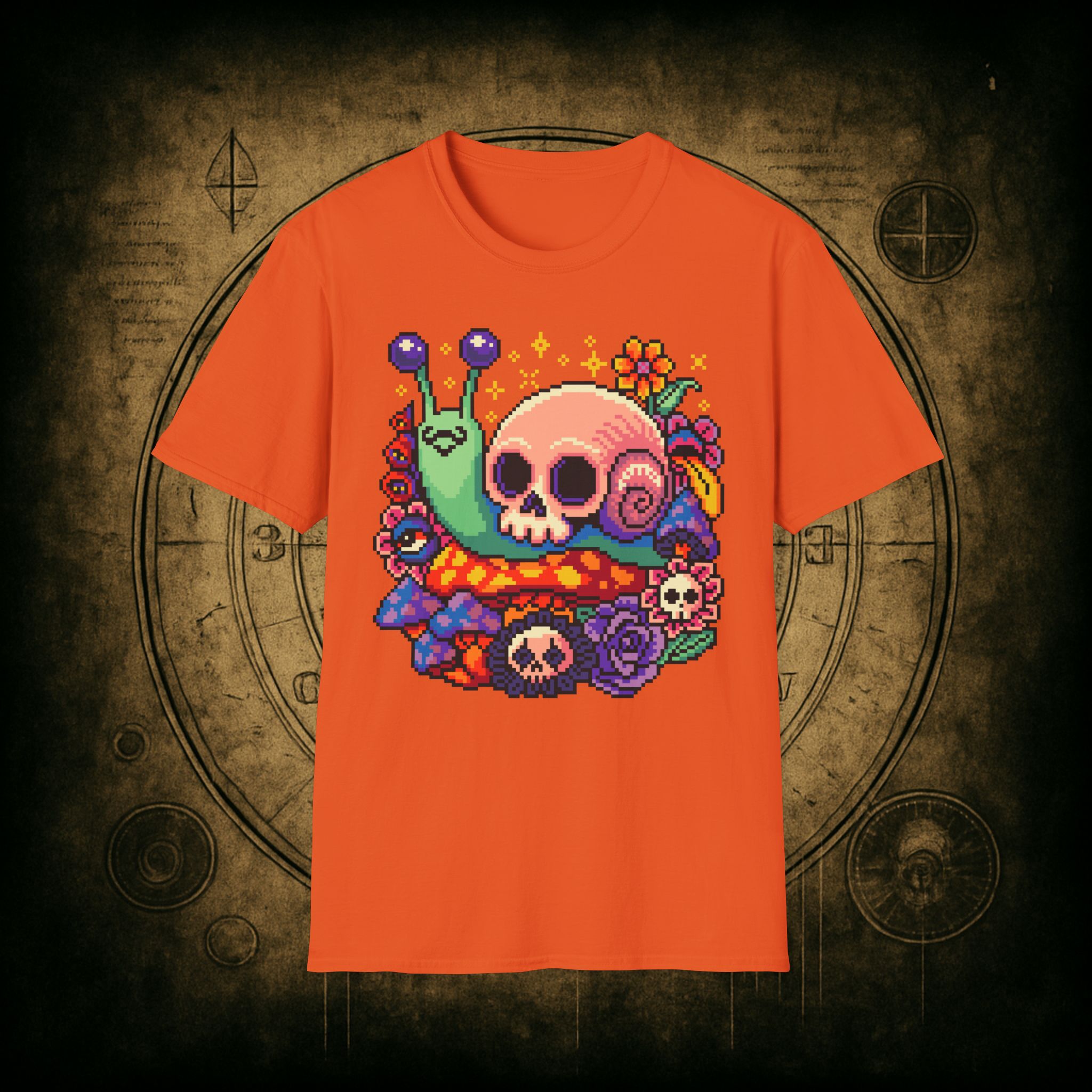 Skull Snail Unisex T-Shirt - Image 24
