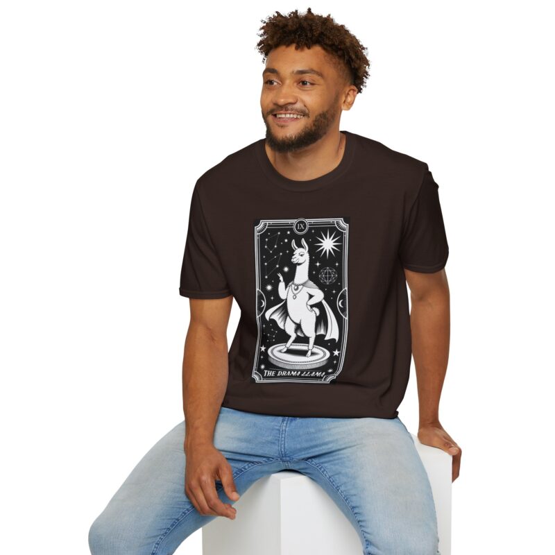 The Drama Llama Tarot Unisex T-Shirt - Image 37