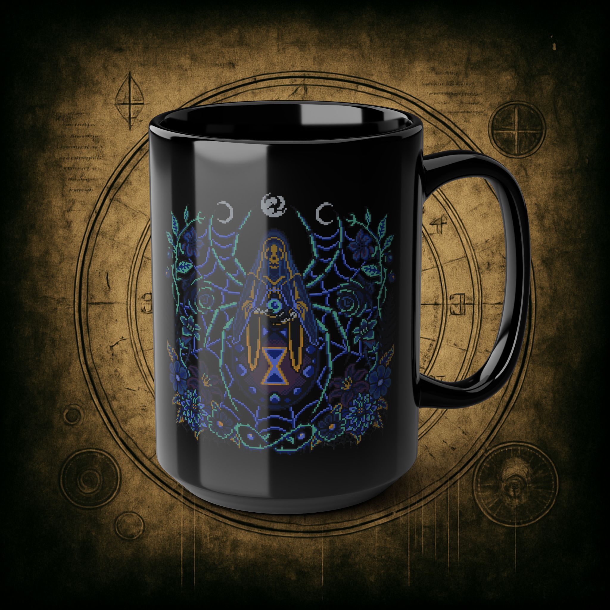 Black Widow Night Ceramic Mug - Image 10