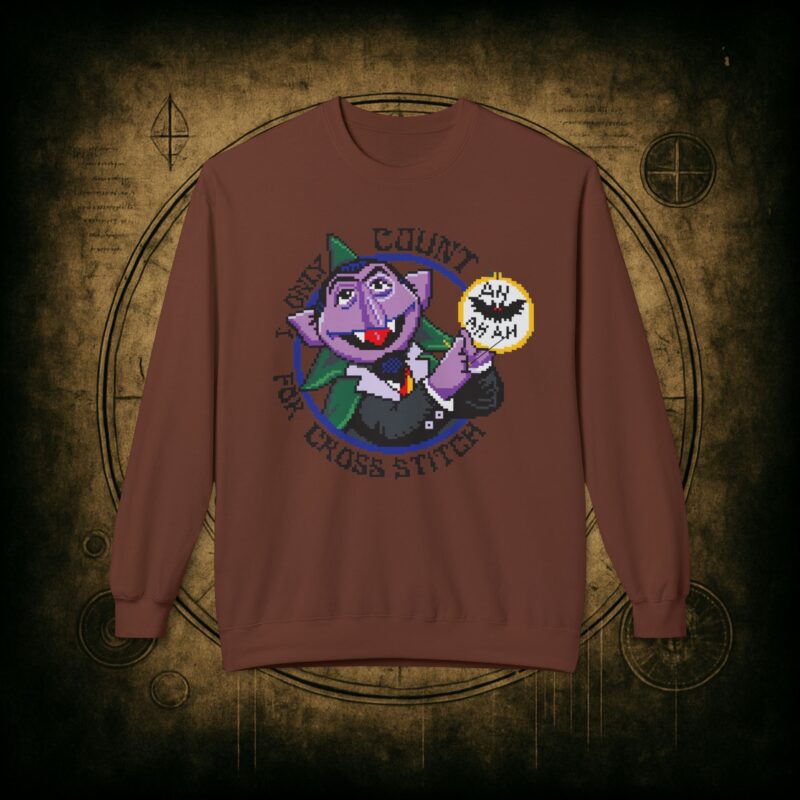 Count for Cross Stitch Unisex Sweatshirt - Image 10