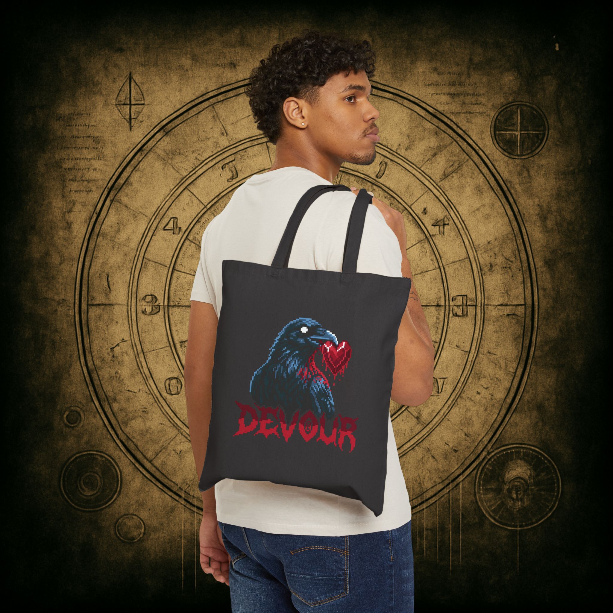 Devour Raven Tote Bag - Image 9