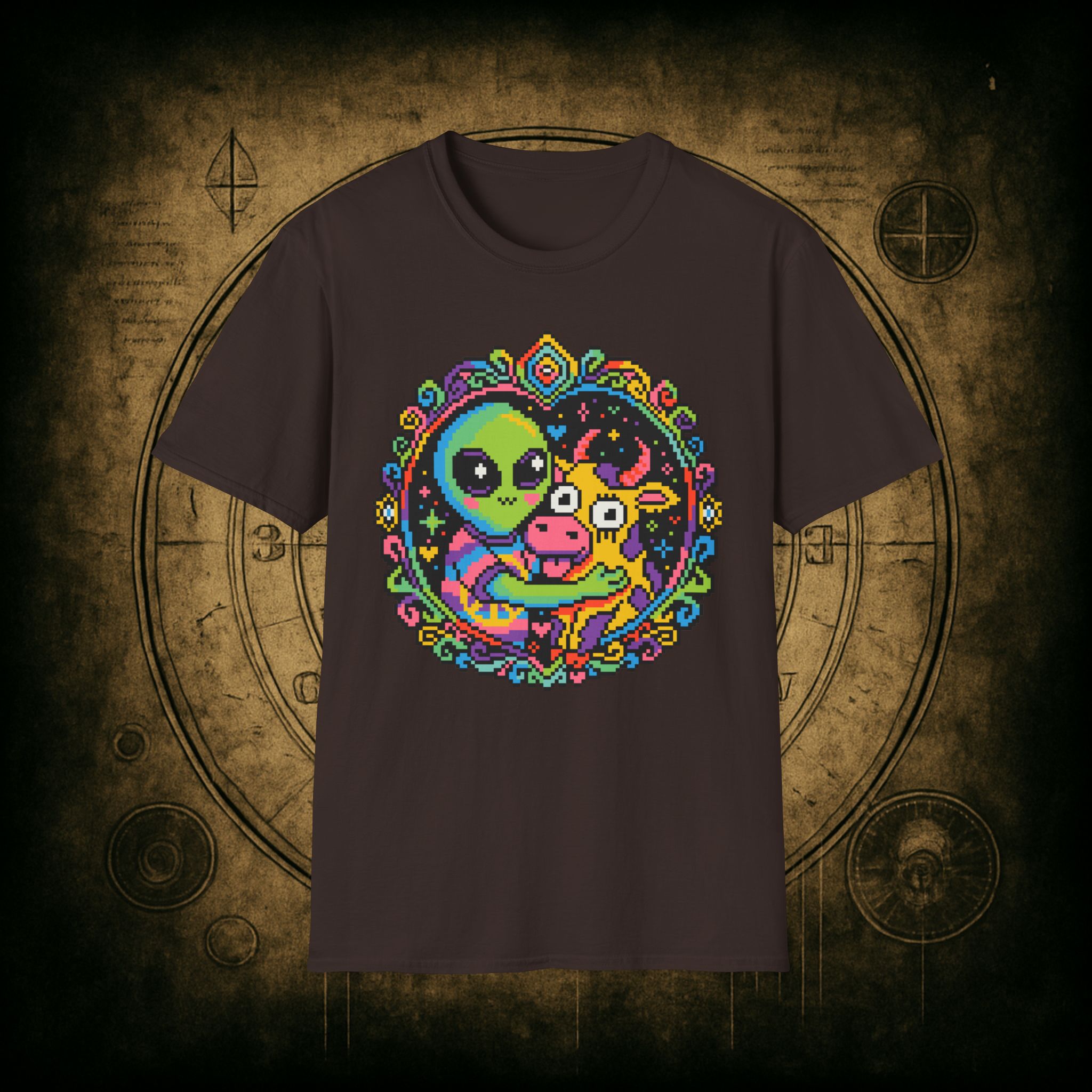 Space Cow Unisex T-Shirt - Image 48