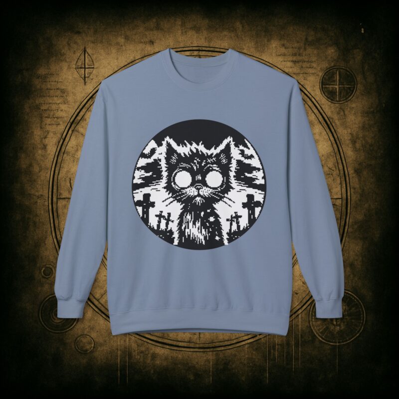 Zombie Cat Unisex Sweatshirt - Image 25