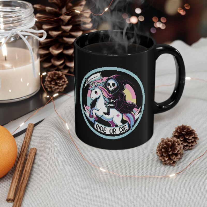 Ride or Die Ceramic Mug - Image 4