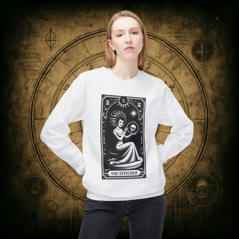 The Stitcher Tarot Unisex Sweatshirt - Image 8