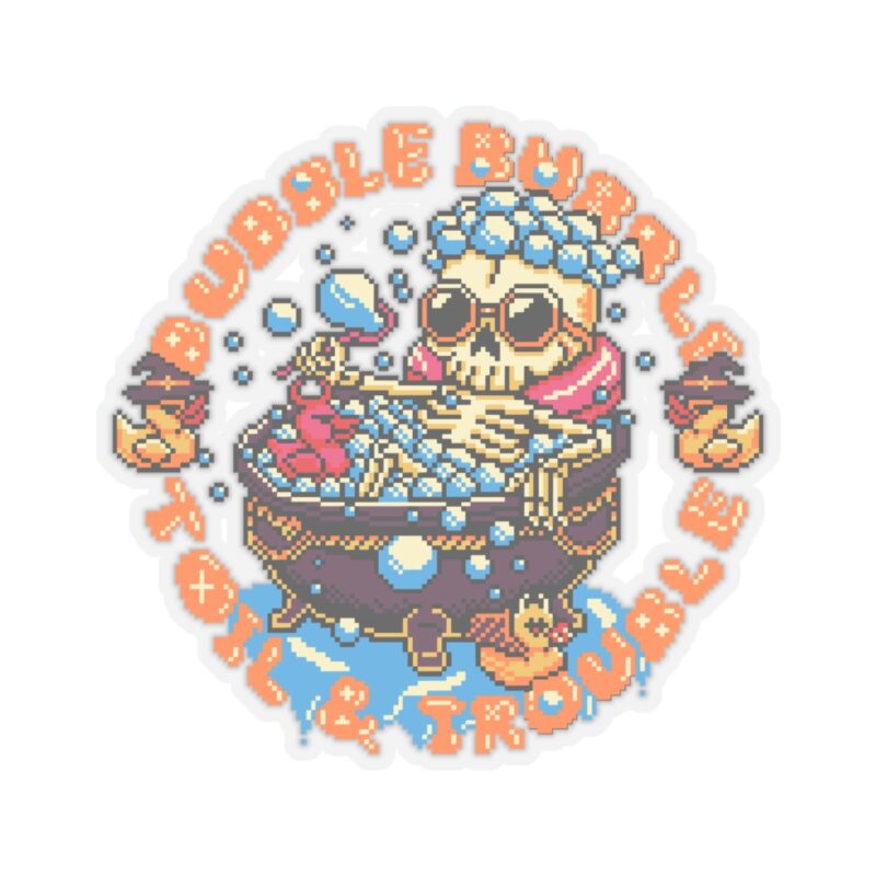 Bubble Bubble Kiss-Cut Sticker - Image 19