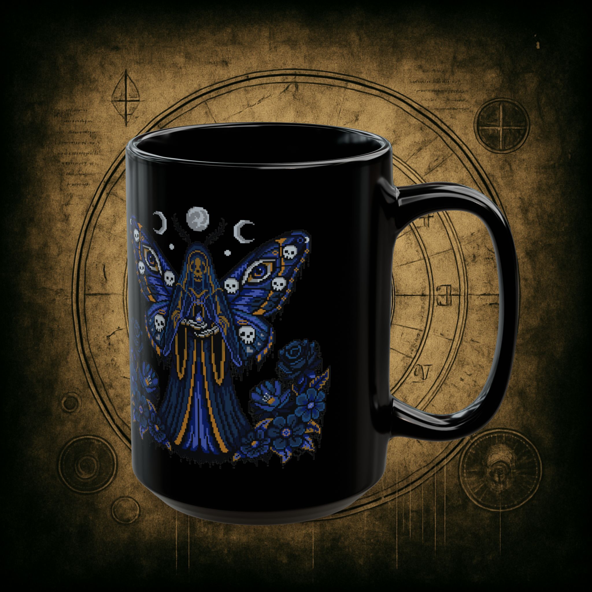 Death Moth Night Ceramic Mug - Image 7