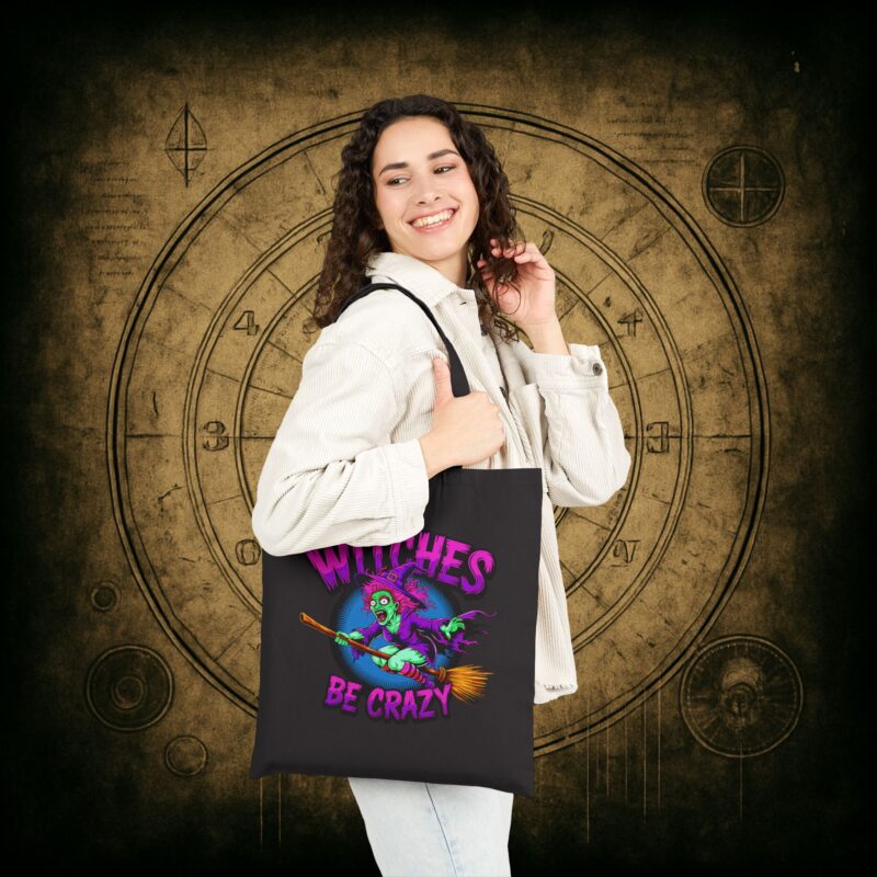 Witches Be Crazy Tote Bag - Image 3