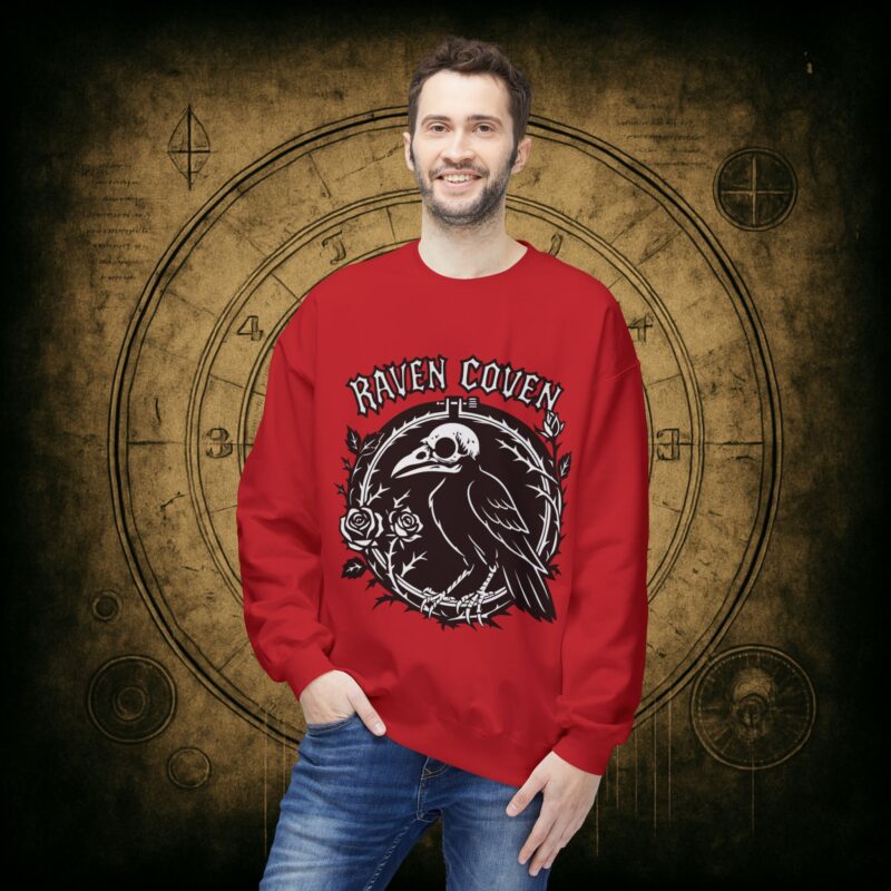 Raven of the Coven Raven Unisex Sweatshirt - Image 6