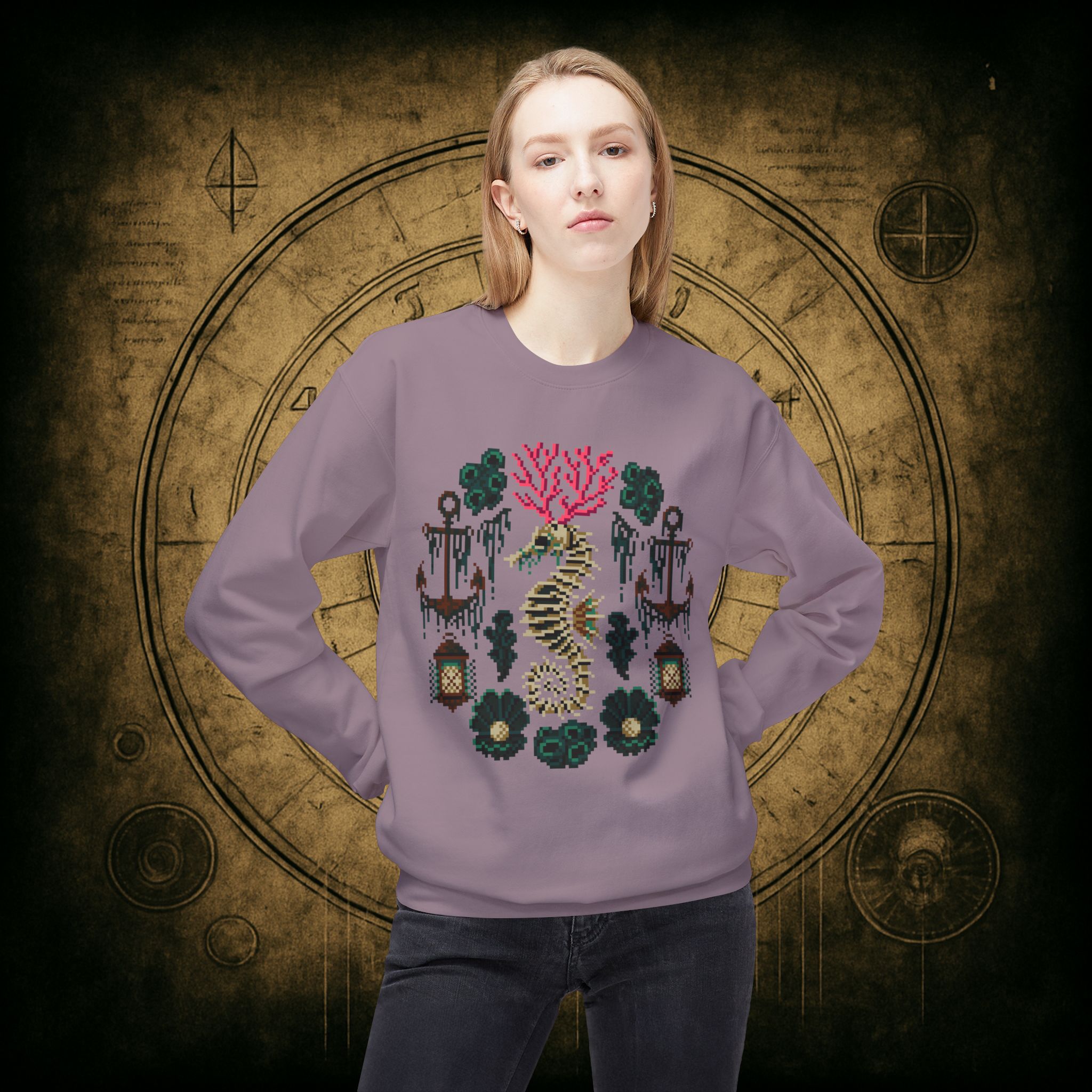 Coral Seahorse Sweatshirt - Image 50
