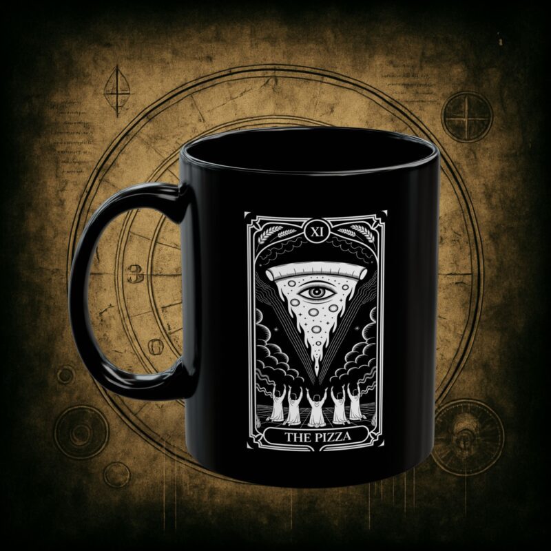 The Pizza Tarot Ceramic Mug - Image 2