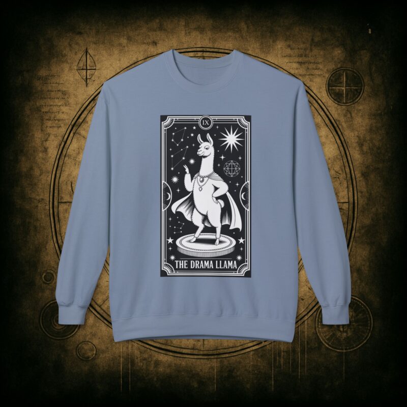 The Drama Llama Tarot Unisex Sweatshirt - Image 25