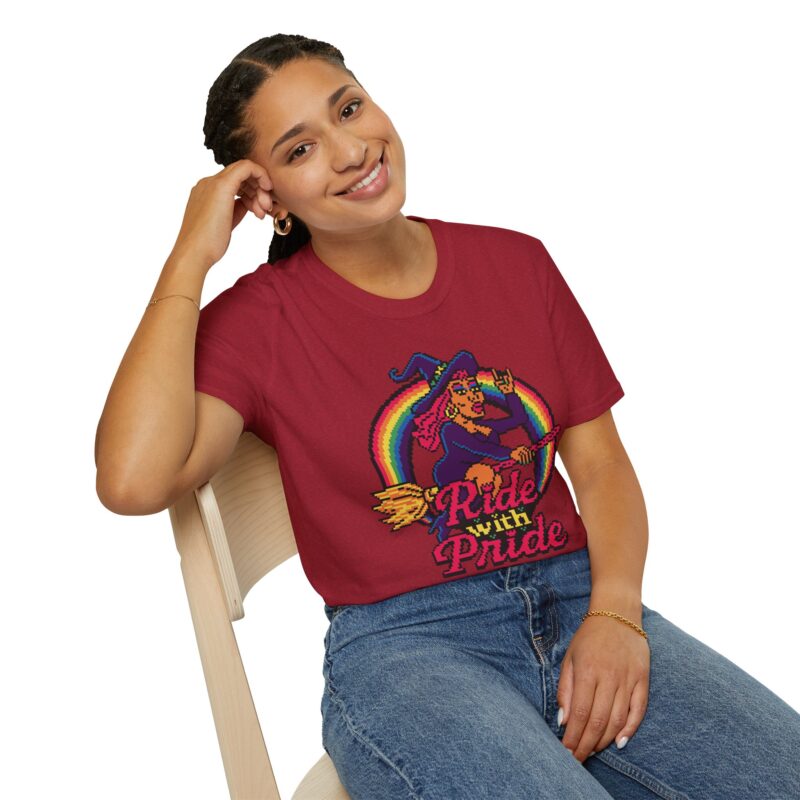 Ride with Pride Unisex T-Shirt - Image 76