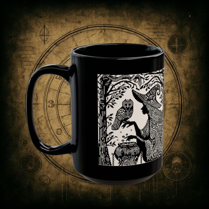 Wood Witch 2 Ceramic Mug - Image 8