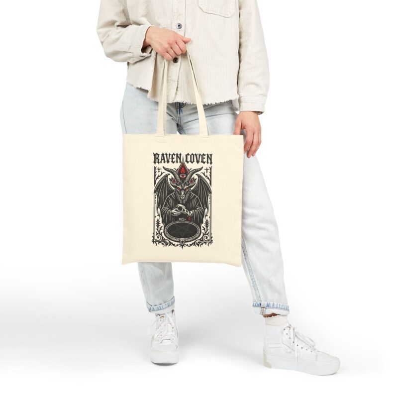 Raven Coven Initiation Tote Bag - Image 4