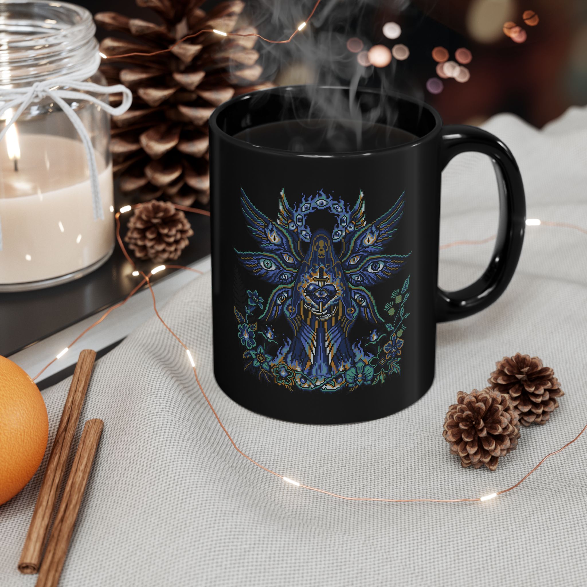 Fallen Seraphim Night Ceramic Mug - Image 4