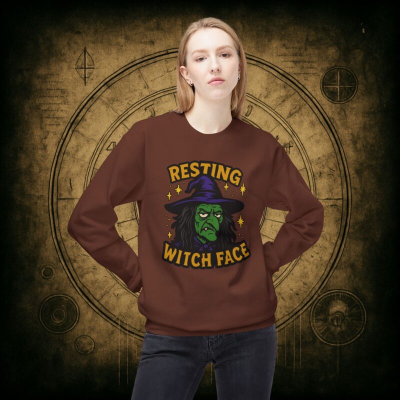 Resting Witch Face Unisex Sweatshirt - Image 11