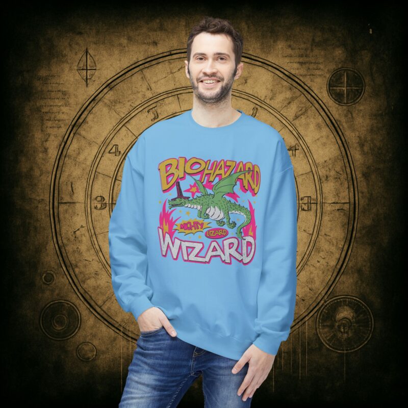 Biohazard Wizard Unisex Sweatshirt - Image 24