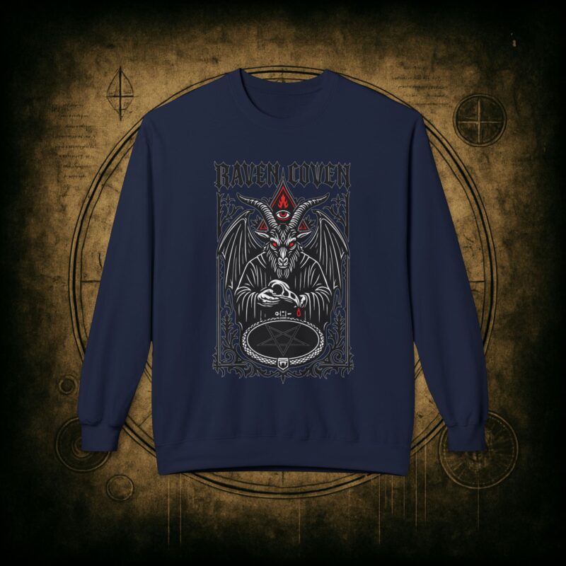 Raven Coven Initiation Unisex Sweatshirt - Image 34