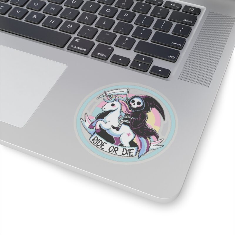 Ride or Die Kiss-Cut Sticker - Image 11